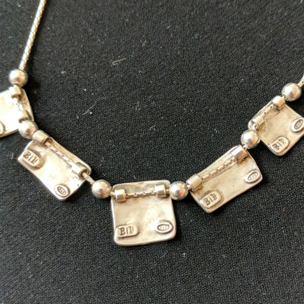 Artisan! Sterling Silver Dainty Choker Necklace - Picture 4 of 5